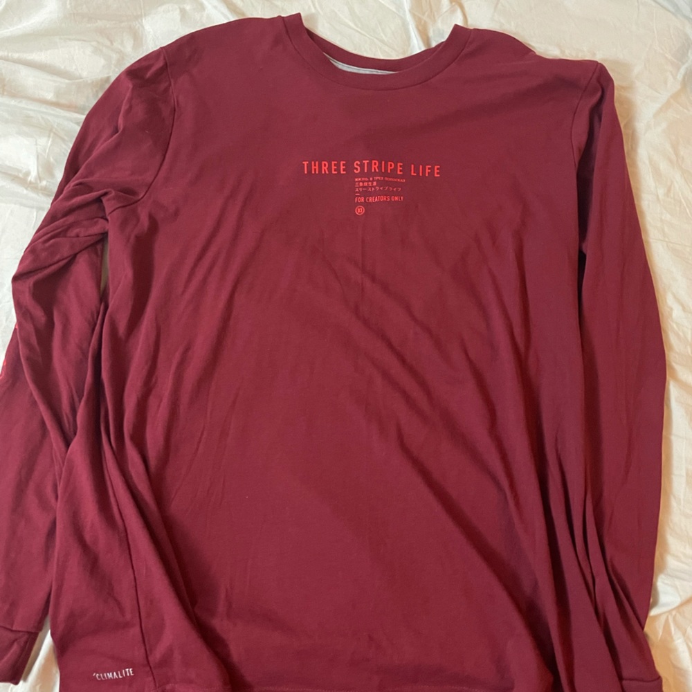 Adidas long sleeve climate shirt.